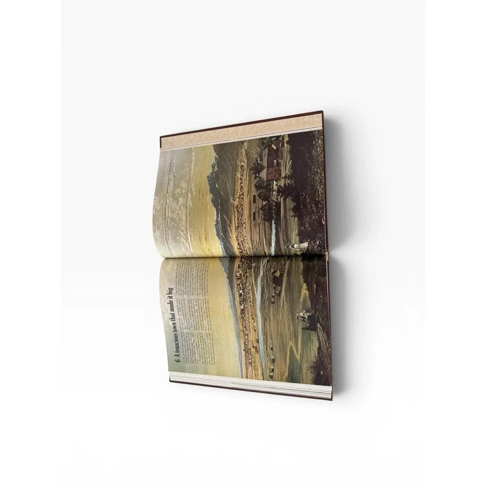 Vtg‎ The Townsmen Old West Series Time Life Books Leather Bound Hardcover '75